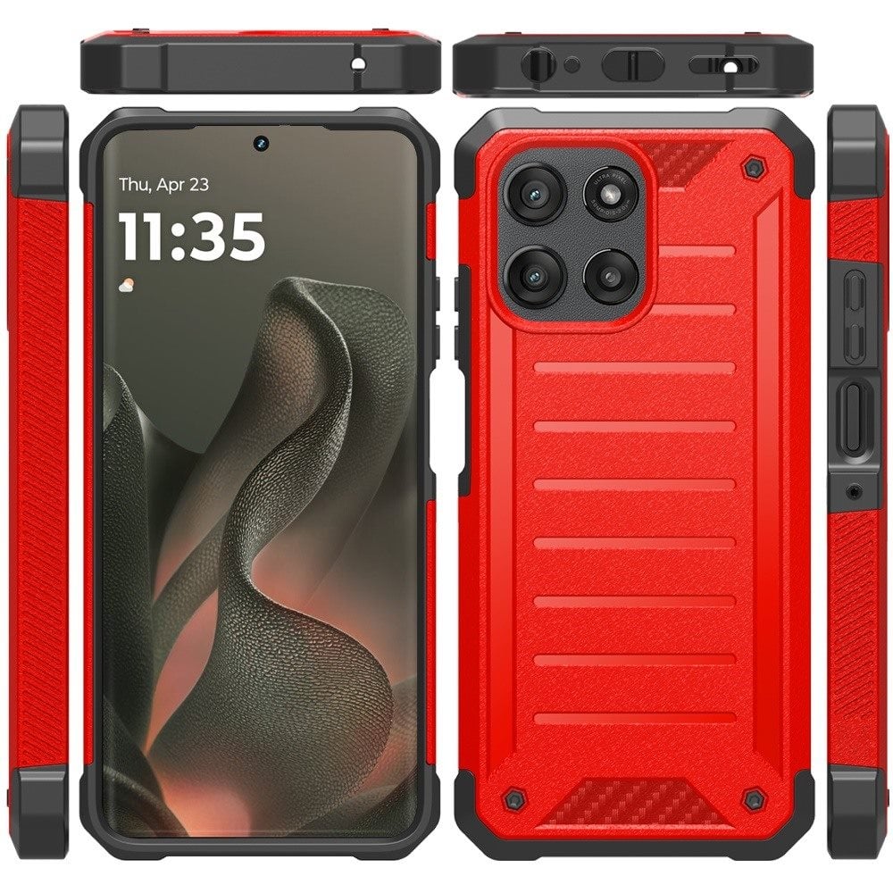 Case for Motorola Edge 2026 Tough Lined Hybrid Shockproof Rugged 2 Layer Cover