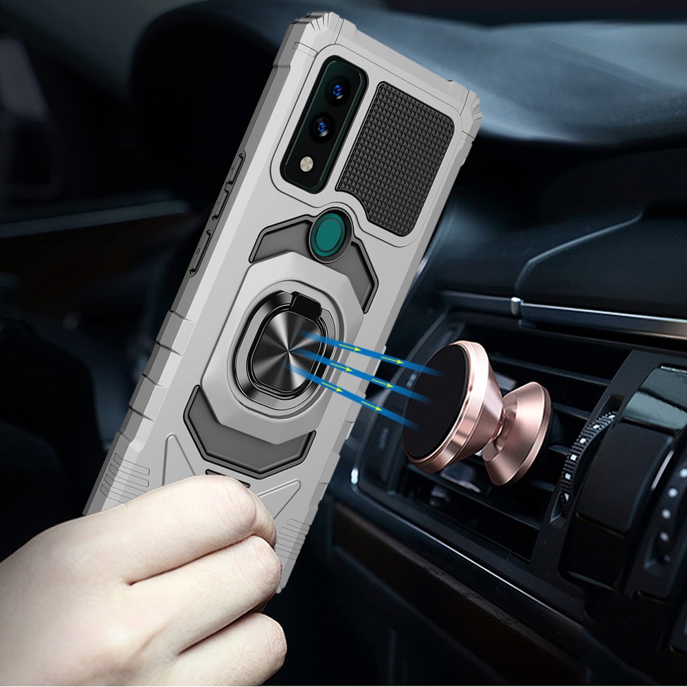 Funda resistente con anillo magnético 2 en 1 híbrido para Motorola Edge+ Plus 2023 - Imagen 49 de 52