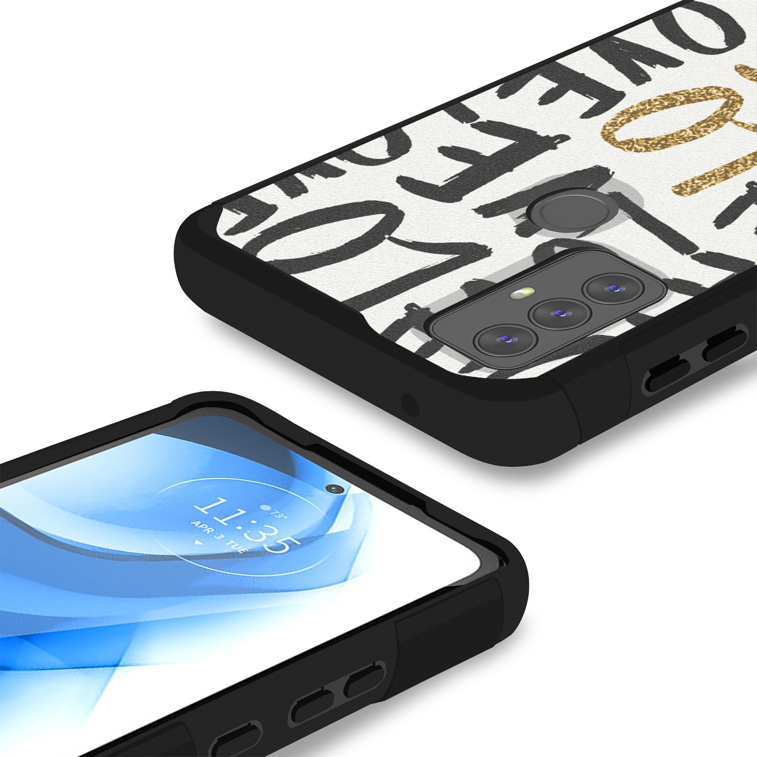 For Motorola Moto G Stylus 4G 2023 Slim 2in1 Hybrid Hard TPU Rubber Case Cover - Picture 58 of 130
