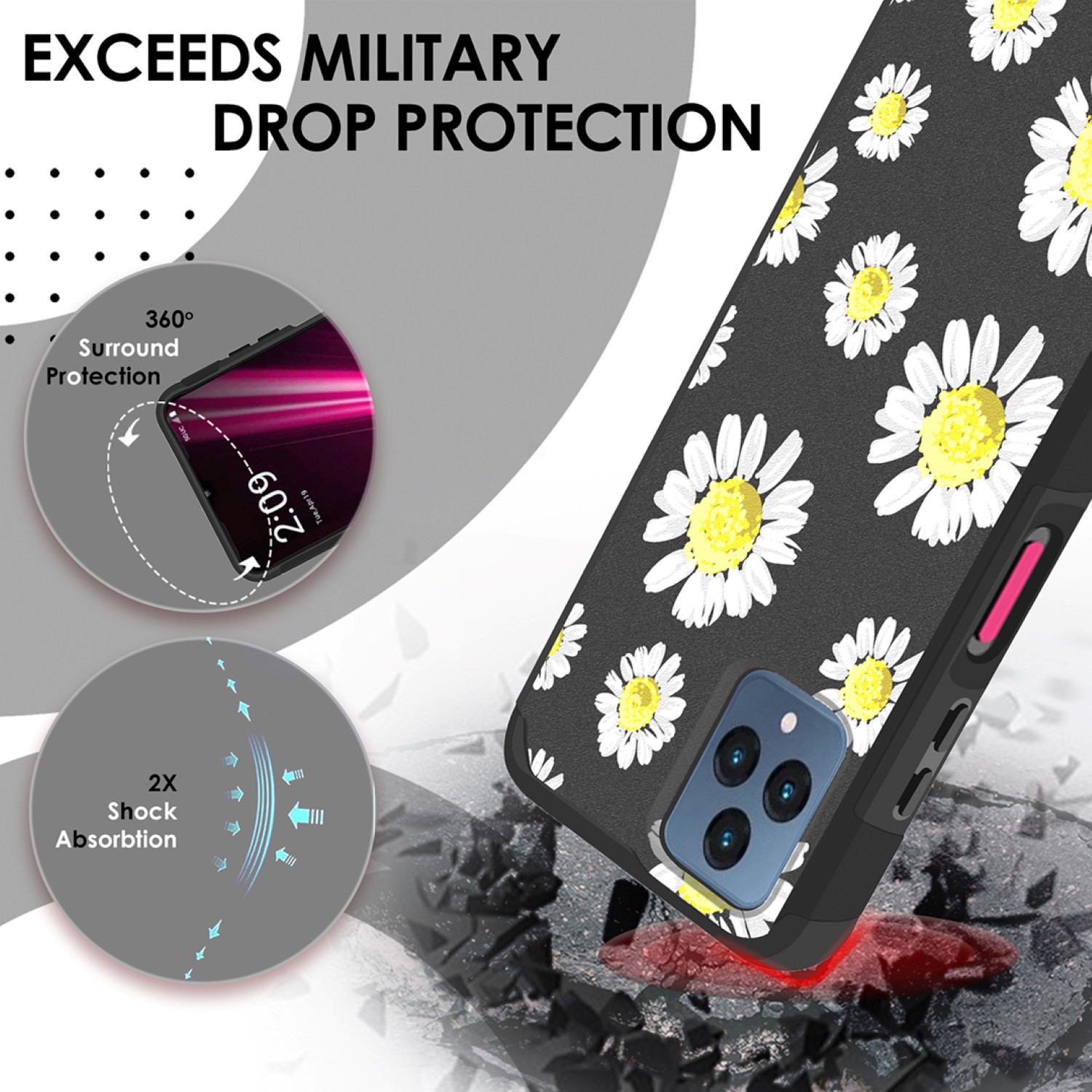 For Motorola Moto G Stylus 4G 2023 Slim 2in1 Hybrid Hard TPU Rubber Case Cover - Picture 38 of 130