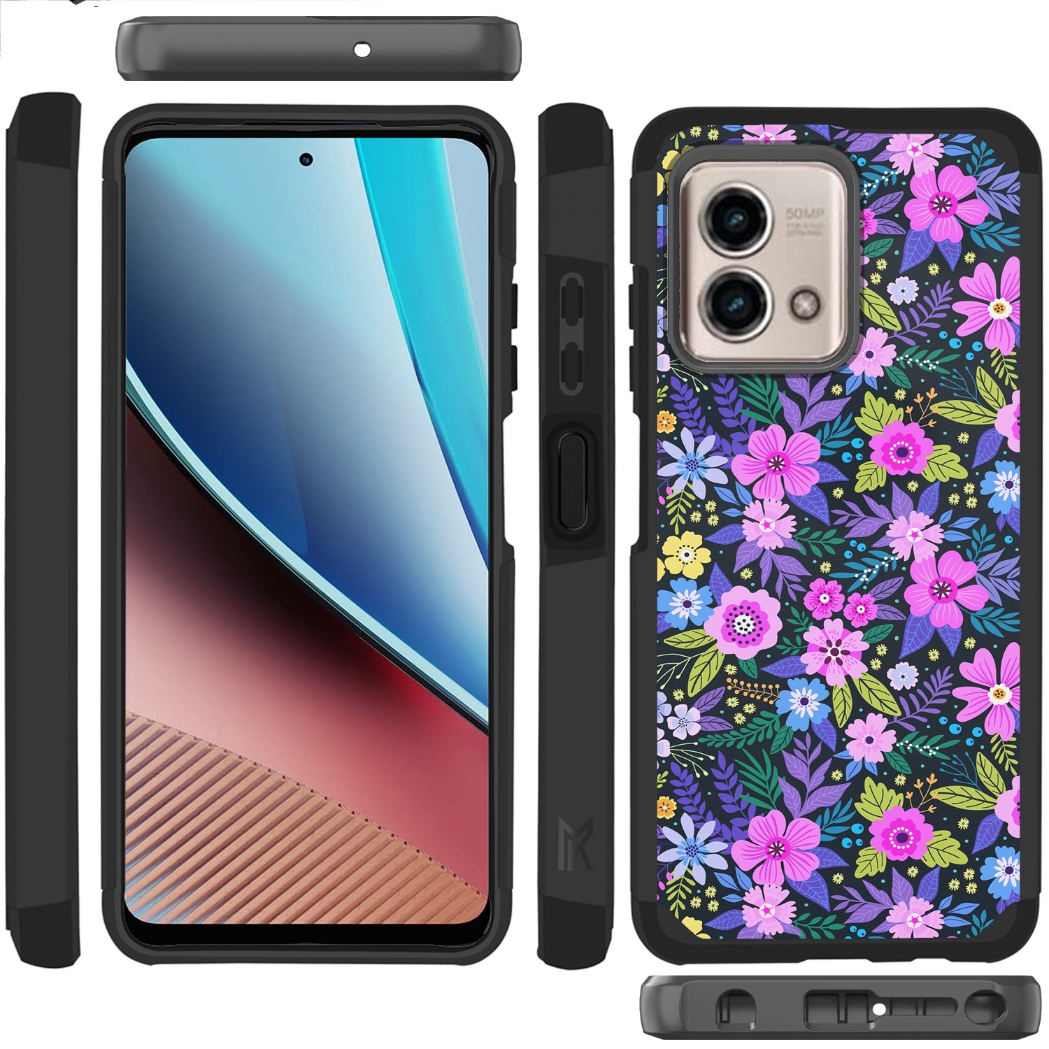 For Motorola Moto G Stylus 4G 2023 Slim 2in1 Hybrid Hard TPU Rubber Case Cover - Picture 46 of 130