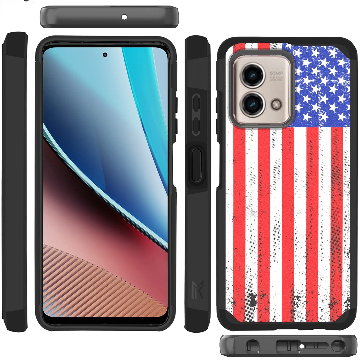For Motorola Moto G Stylus 4G 2023 Slim 2in1 Hybrid Hard TPU Rubber Case Cover - Picture 10 of 130