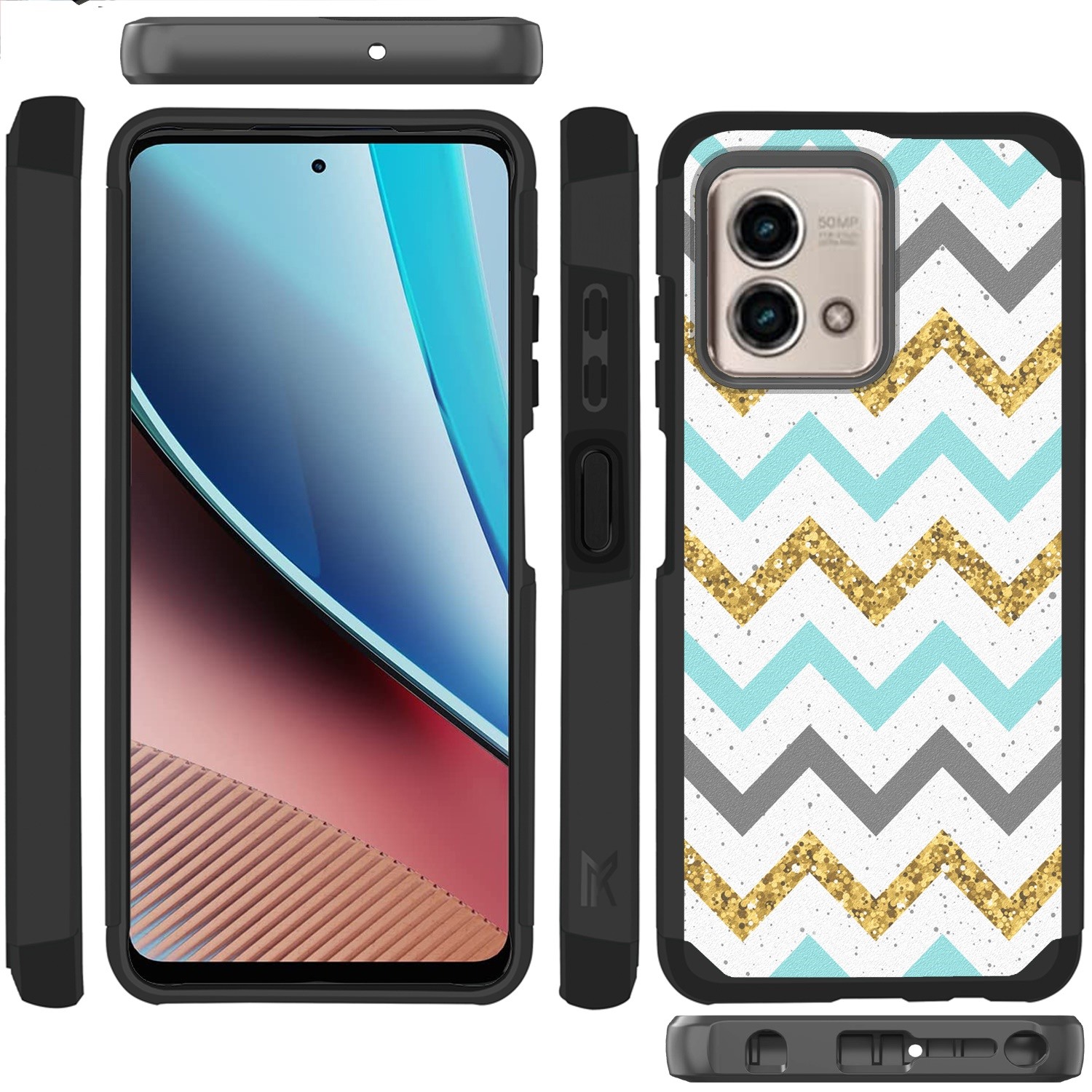 For Motorola Moto G Stylus 4G 2023 Slim 2in1 Hybrid Hard TPU Rubber Case Cover - Picture 39 of 130