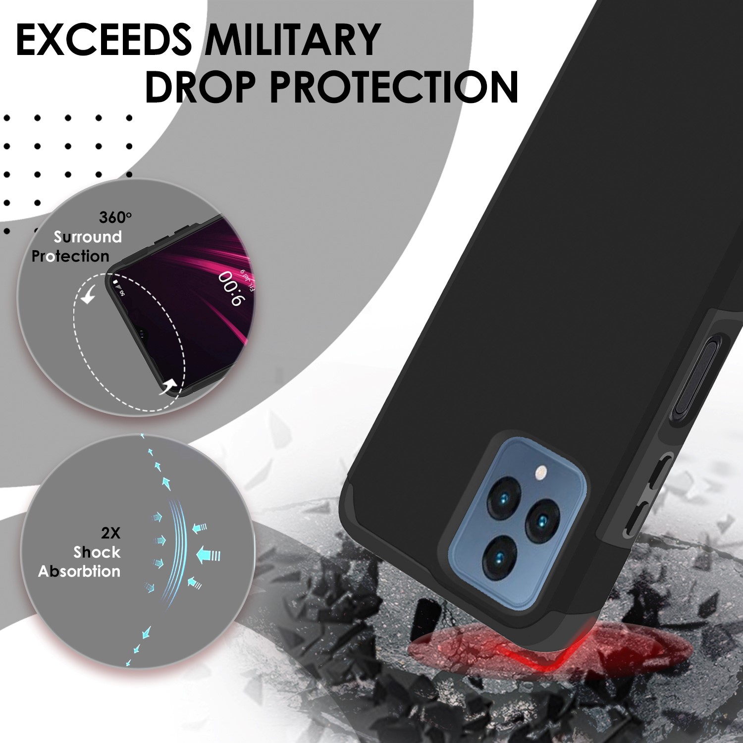For Motorola Moto G Stylus 4G 2023 Slim 2in1 Hybrid Hard TPU Rubber Case Cover - Picture 70 of 130