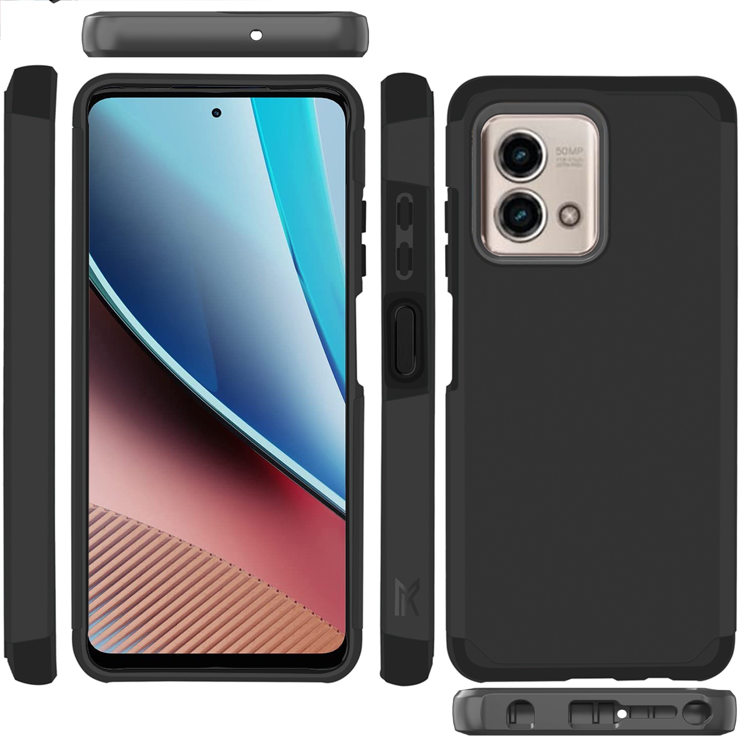 For Motorola Moto G Stylus 4G 2023 Slim 2in1 Hybrid Hard TPU Rubber Case Cover - Picture 64 of 130