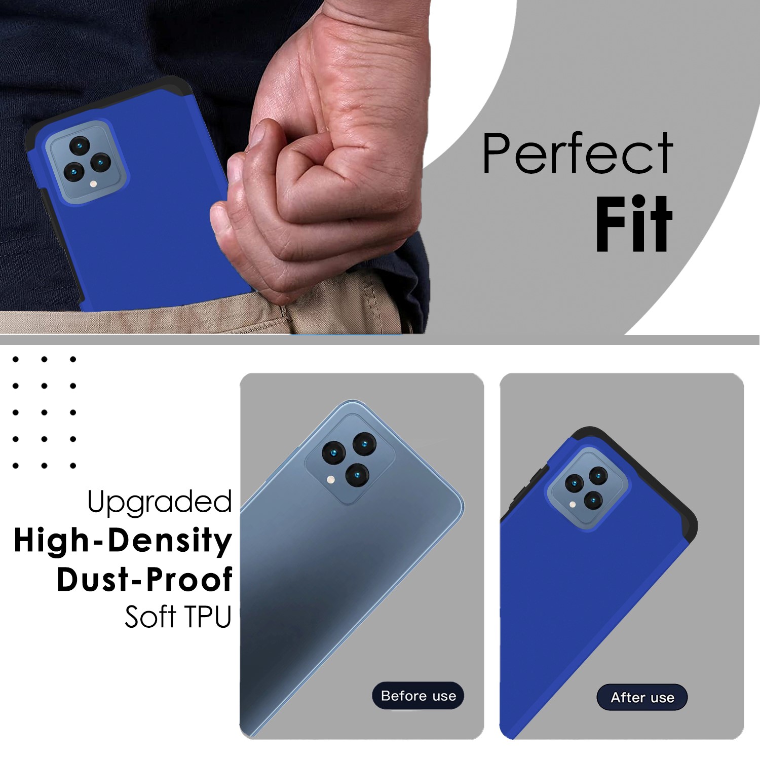 For Motorola Moto G Stylus 4G 2023 Slim 2in1 Hybrid Hard TPU Rubber Case Cover - Picture 78 of 130