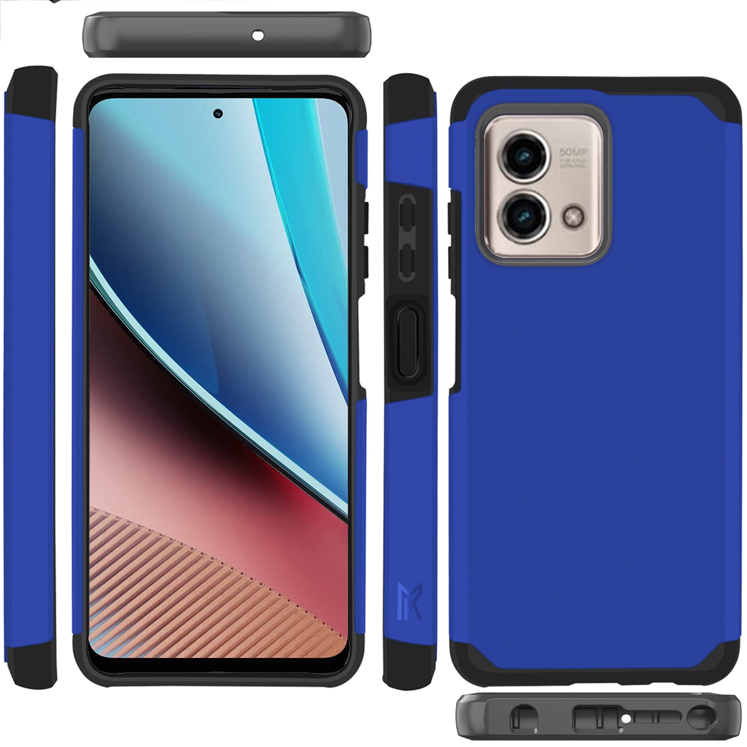 For Motorola Moto G Stylus 4G 2023 Slim 2in1 Hybrid Hard TPU Rubber Case Cover - Picture 73 of 130