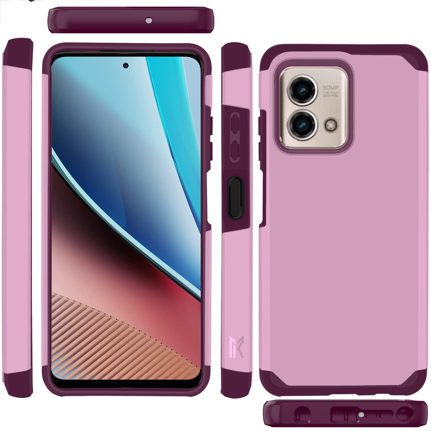 For Motorola Moto G Stylus 4G 2023 Slim 2in1 Hybrid Hard TPU Rubber Case Cover - Picture 82 of 130