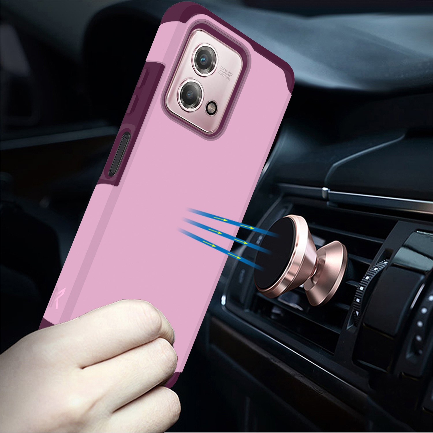For Motorola Moto G Stylus 4G 2023 Slim 2in1 Hybrid Hard TPU Rubber Case Cover - Picture 85 of 130
