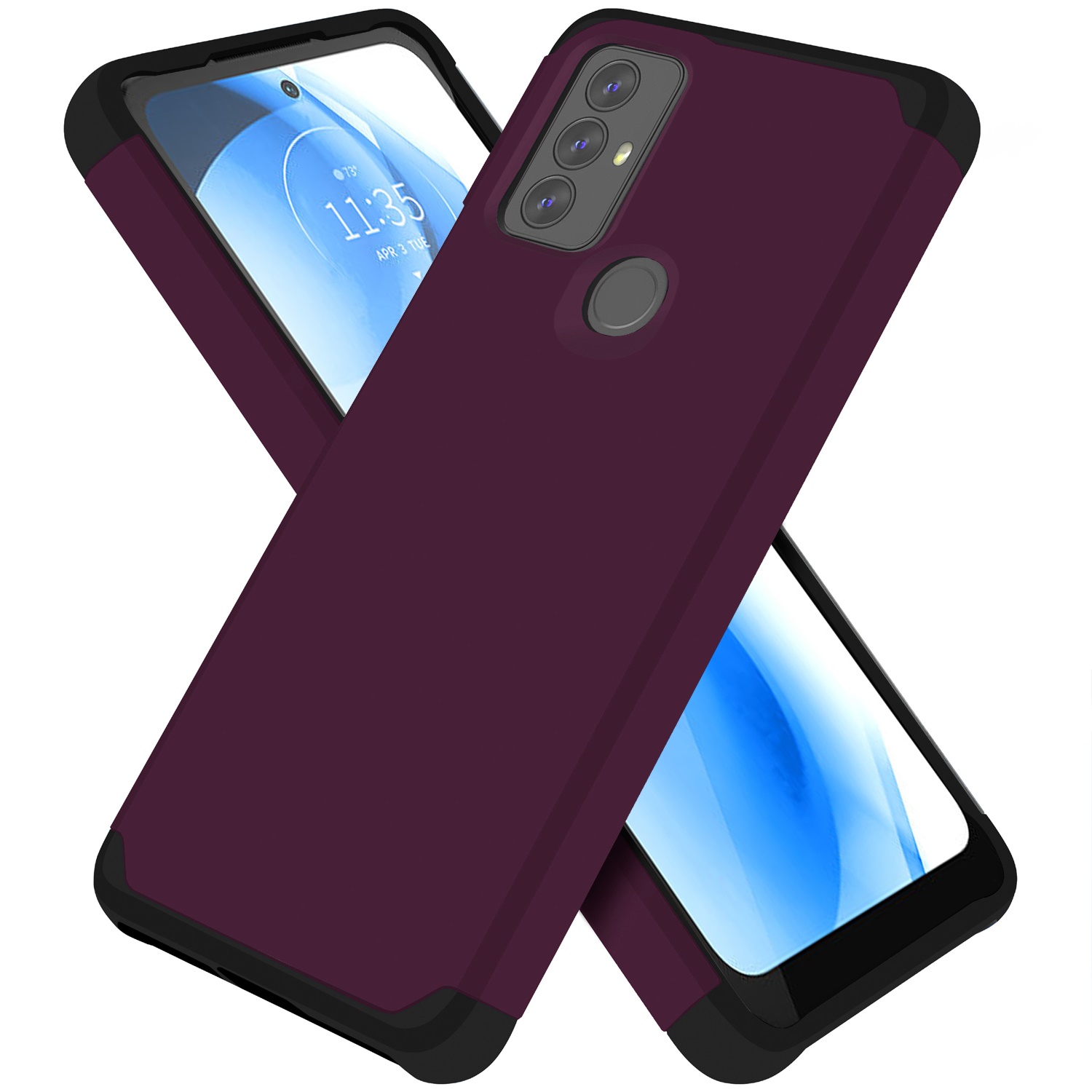 For Motorola Moto G Stylus 4G 2023 Slim 2in1 Hybrid Hard TPU Rubber Case Cover - Picture 115 of 130