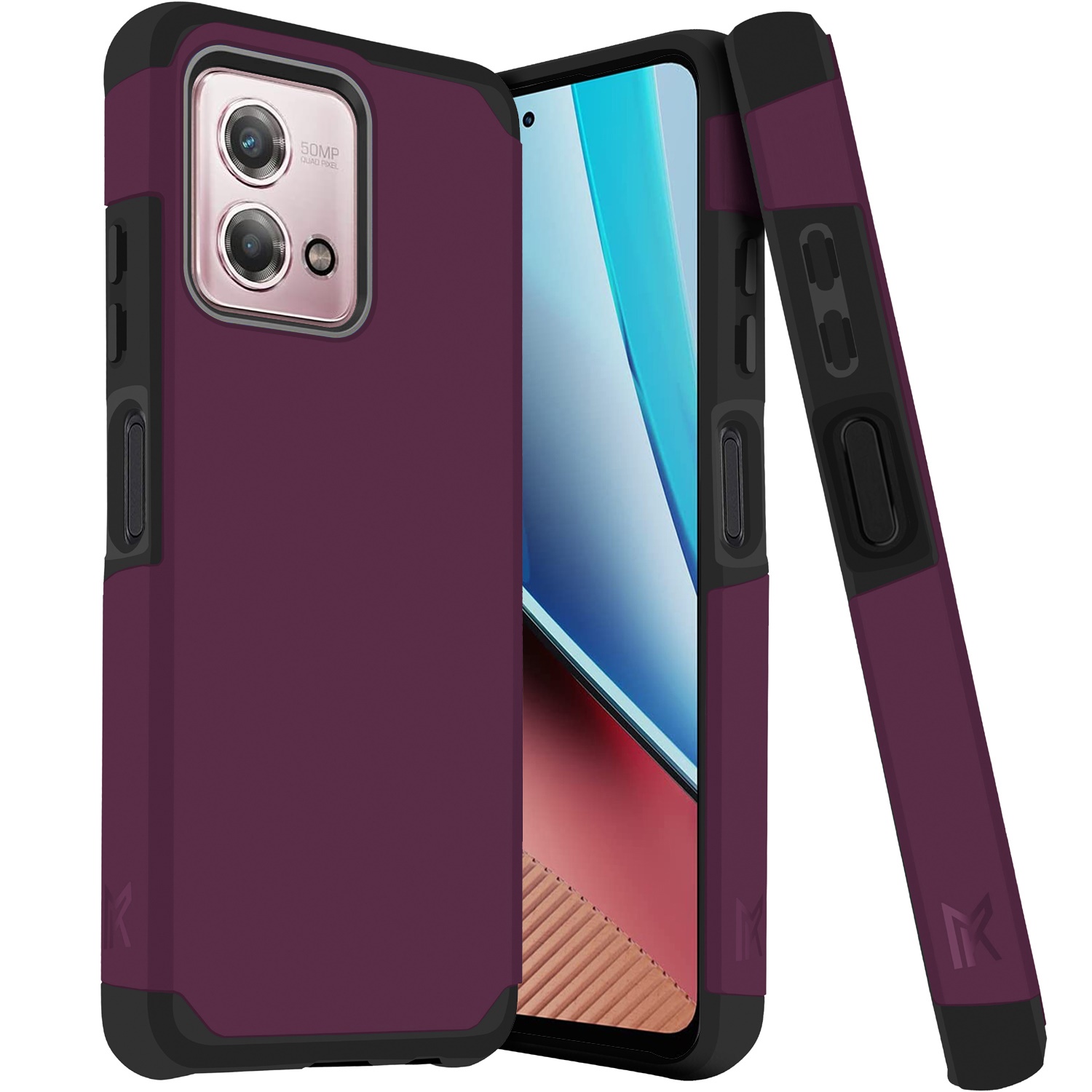 For Motorola Moto G Stylus 4G 2023 Slim 2in1 Hybrid Hard TPU Rubber Case Cover - Picture 110 of 130