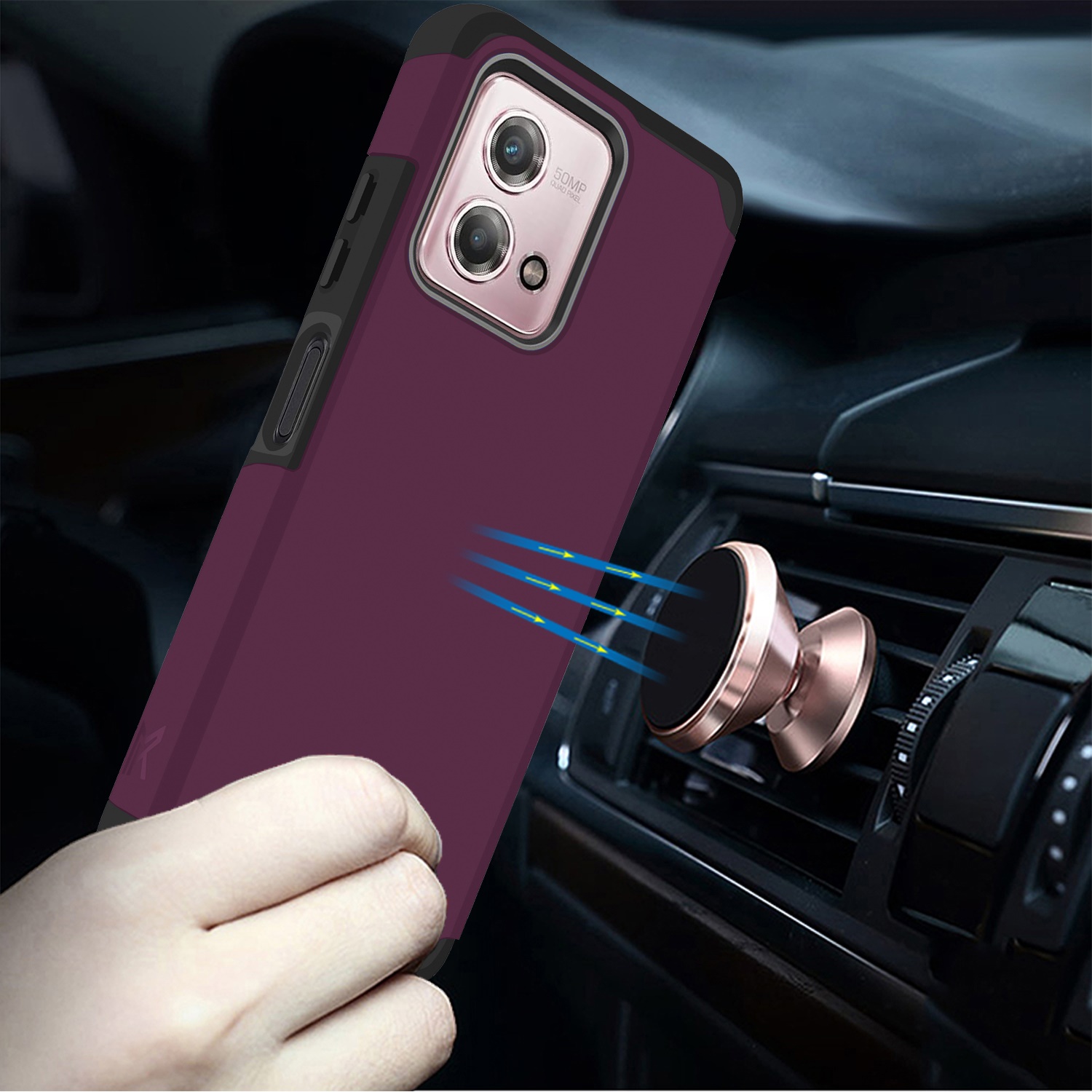 For Motorola Moto G Stylus 4G 2023 Slim 2in1 Hybrid Hard TPU Rubber Case Cover - Picture 112 of 130