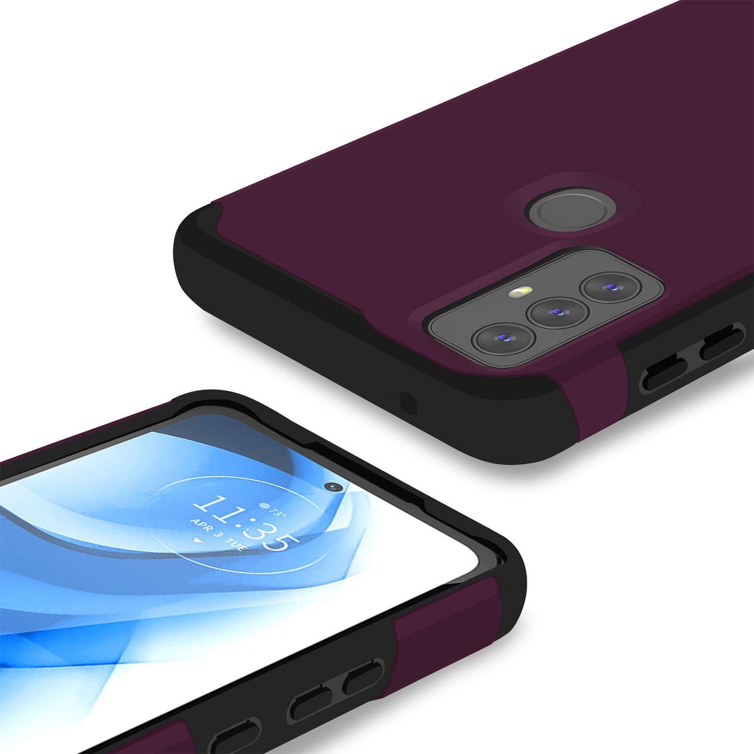 For Motorola Moto G Stylus 4G 2023 Slim 2in1 Hybrid Hard TPU Rubber Case Cover - Picture 118 of 130