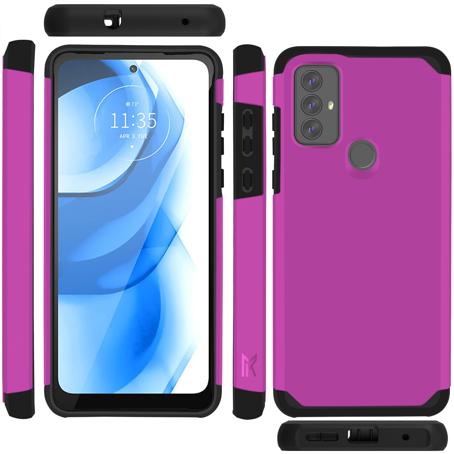 For Motorola Moto G Stylus 4G 2023 Slim 2in1 Hybrid Hard TPU Rubber Case Cover - Picture 129 of 130