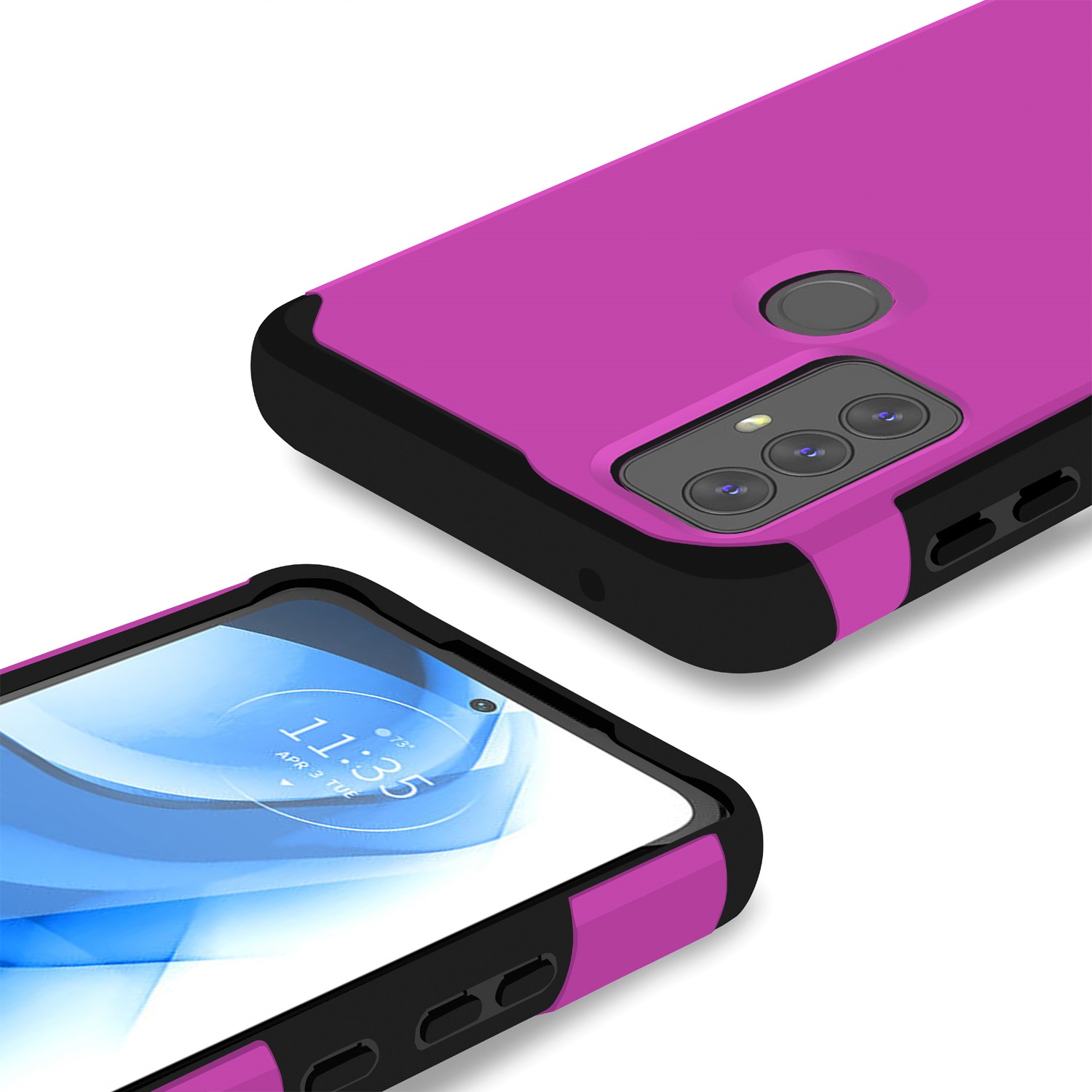 For Motorola Moto G Stylus 4G 2023 Slim 2in1 Hybrid Hard TPU Rubber Case Cover - Picture 127 of 130