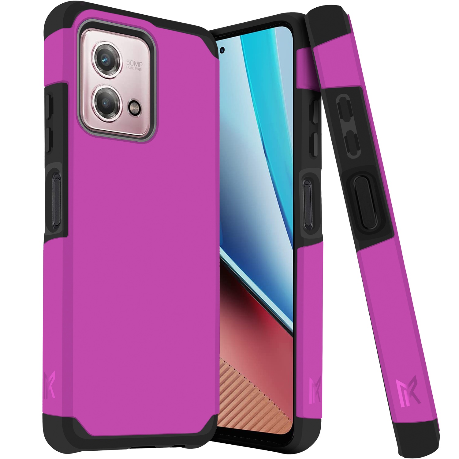 For Motorola Moto G Stylus 4G 2023 Slim 2in1 Hybrid Hard TPU Rubber Case Cover - Picture 121 of 130