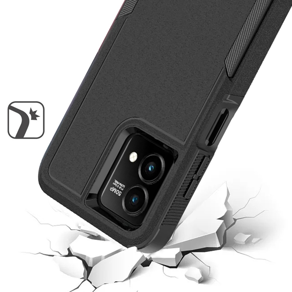 Funda protectora de poliuretano termoplástico híbrido resistente a prueba de golpes con armadura de poliuretano termoplástico para Motorola Moto G Stylus 5G 2023 - Imagen 9 de 34