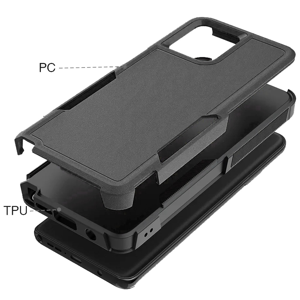 Funda protectora de poliuretano termoplástico híbrido resistente a prueba de golpes con armadura de poliuretano termoplástico para Motorola Moto G Stylus 5G 2023 - Imagen 10 de 34
