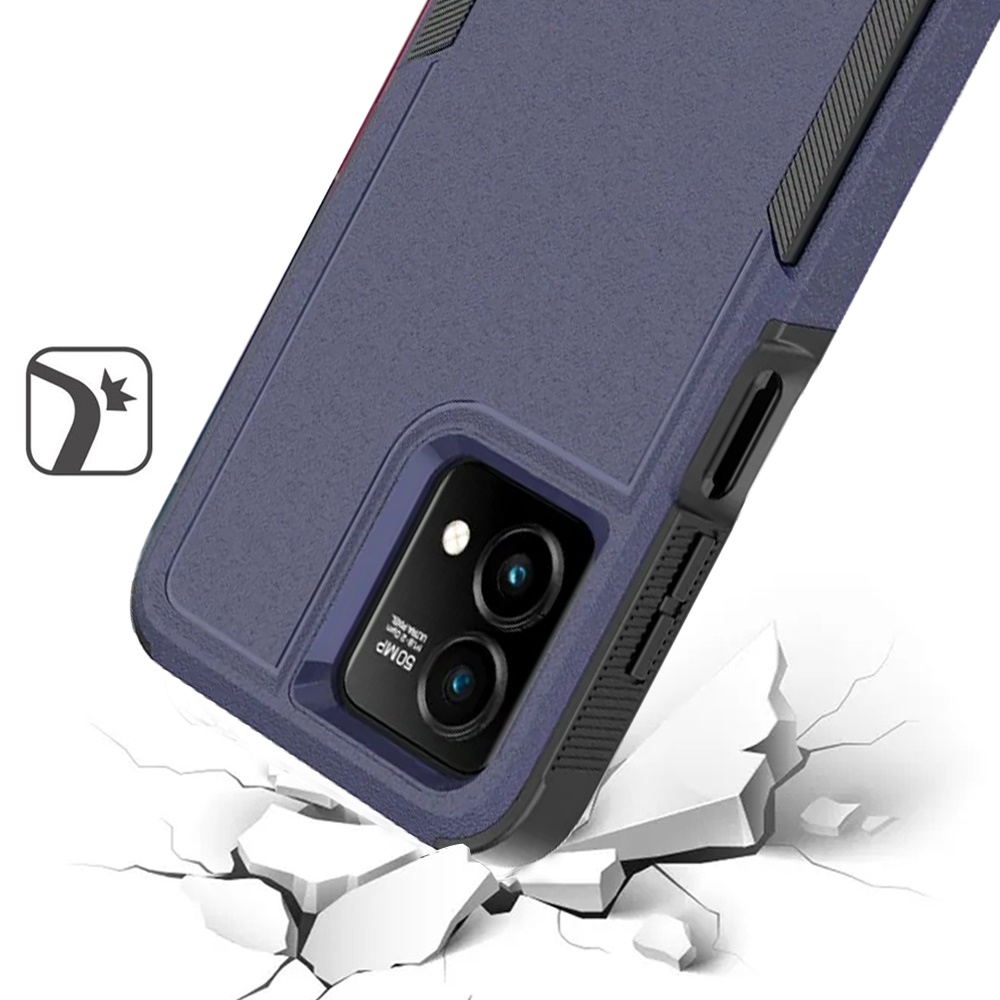 Funda protectora de poliuretano termoplástico híbrido resistente a prueba de golpes con armadura de poliuretano termoplástico para Motorola Moto G Stylus 5G 2023 - Imagen 18 de 34