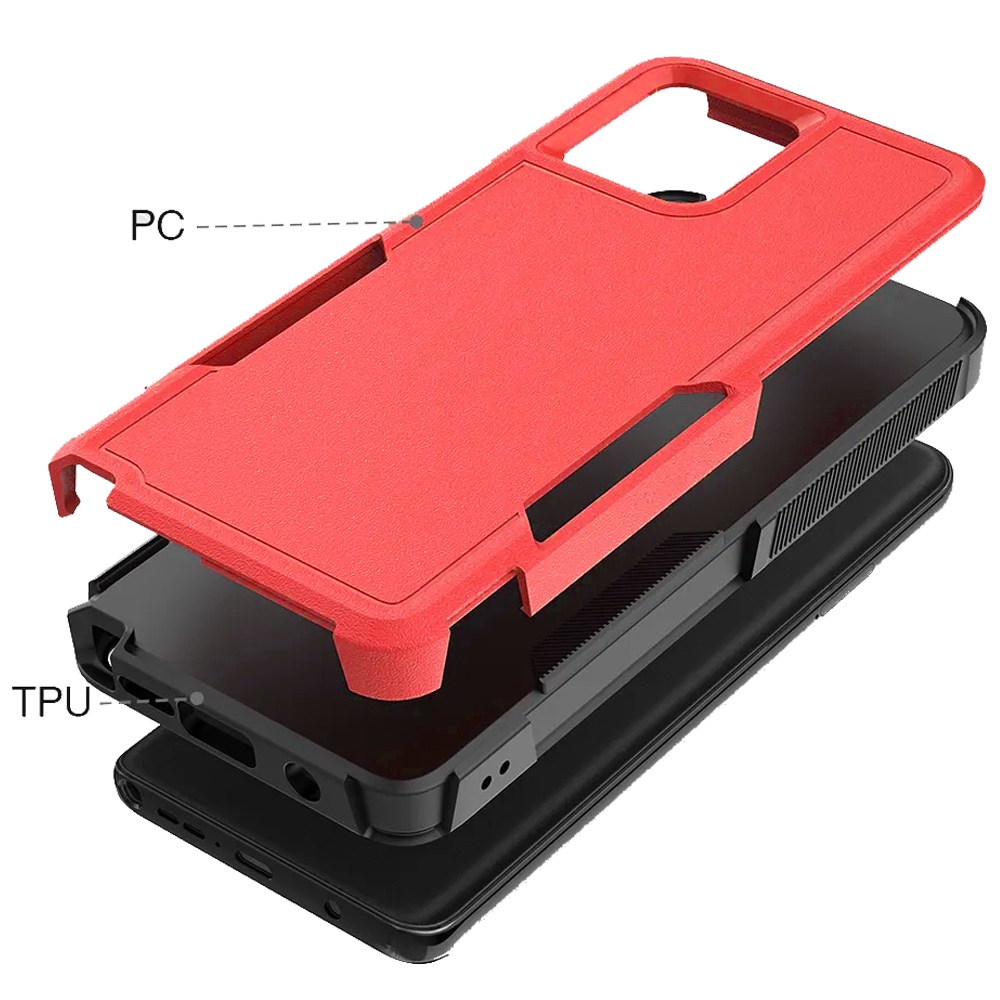 Funda protectora de poliuretano termoplástico híbrido resistente a prueba de golpes con armadura de poliuretano termoplástico para Motorola Moto G Stylus 5G 2023 - Imagen 28 de 34