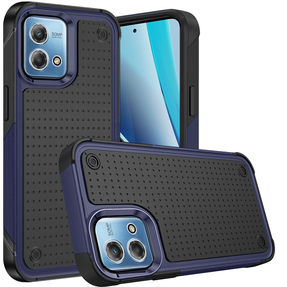 For Motorola Moto G Stylus 5G 2023 Hybrid PC Rubber TPU Dot Rugged Case Cover - Picture 15 of 25