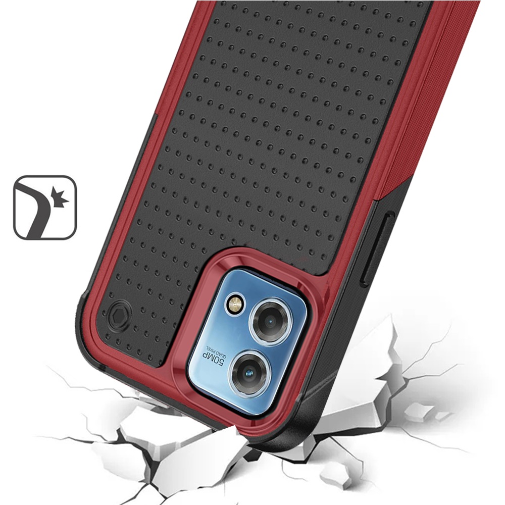For Motorola Moto G Stylus 5G 2023 Hybrid PC Rubber TPU Dot Rugged Case Cover - Picture 22 of 25