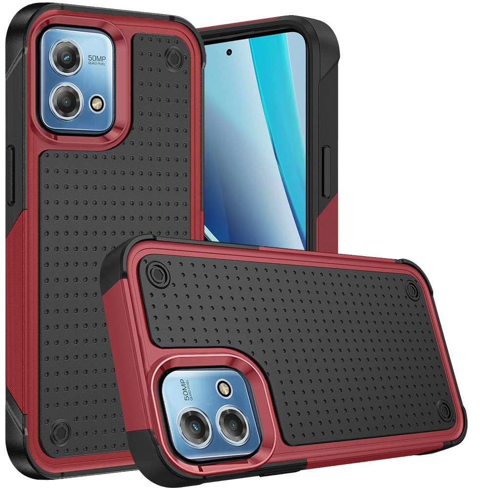 For Motorola Moto G Stylus 5G 2023 Hybrid PC Rubber TPU Dot Rugged Case Cover - Picture 21 of 25