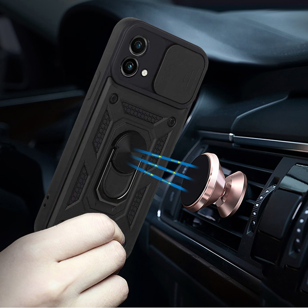 For Motorola Moto G Stylus 5G 2023 Hybrid Case Camera Lens Cover & Ring Stand - Picture 14 of 37