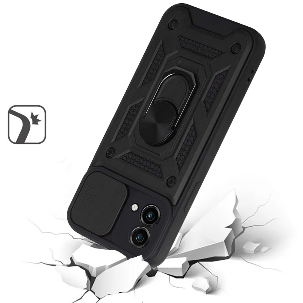For Motorola Moto G Stylus 5G 2023 Hybrid Case Camera Lens Cover & Ring Stand - Picture 13 of 37