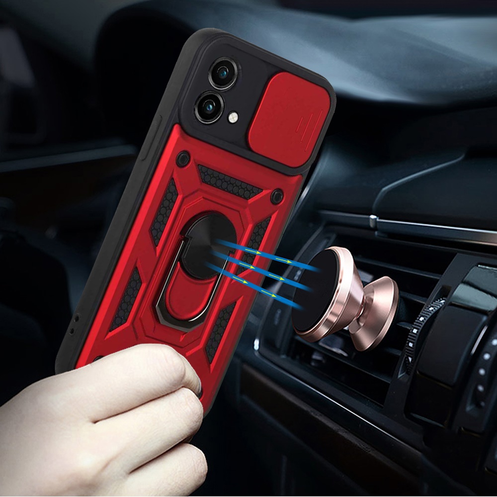 For Motorola Moto G Stylus 5G 2023 Hybrid Case Camera Lens Cover & Ring Stand - Picture 32 of 37