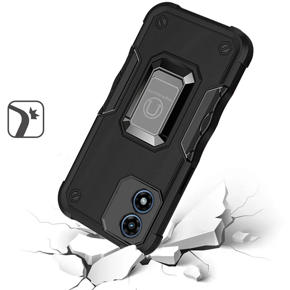 For Motorola Moto G Stylus 5G 2024 Hybrid Magnetic Ring Holder Stand Case Cover - Picture 13 of 67