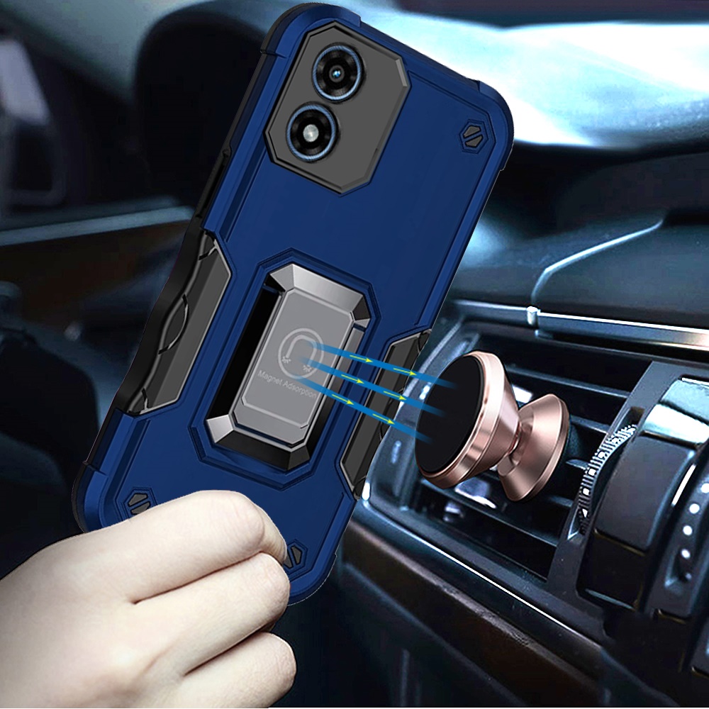 For Motorola Moto G Stylus 5G 2024 Hybrid Magnetic Ring Holder Stand Case Cover - Picture 21 of 67