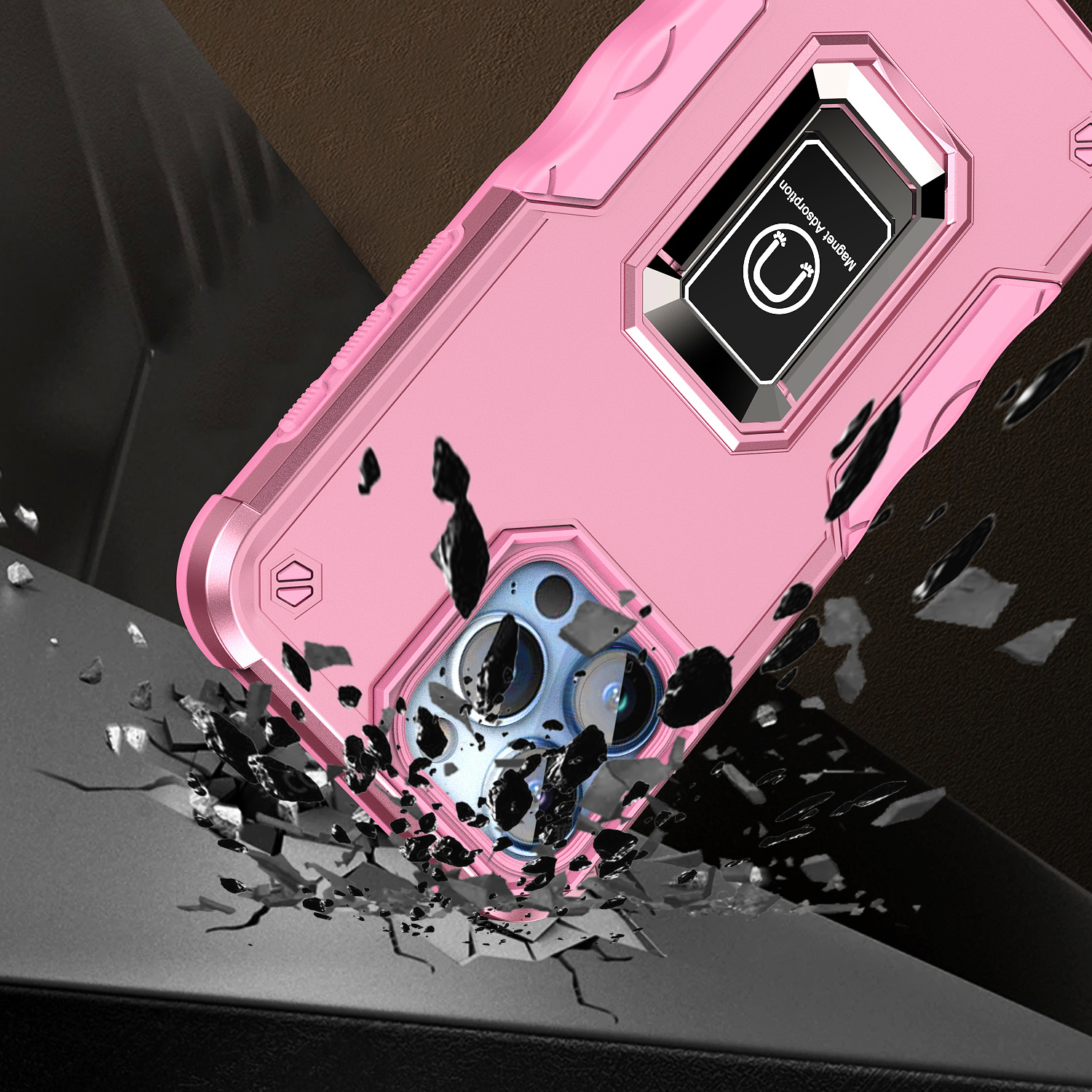 For Motorola Moto G Stylus 5G 2024 Hybrid Magnetic Ring Holder Stand Case Cover - Picture 60 of 67