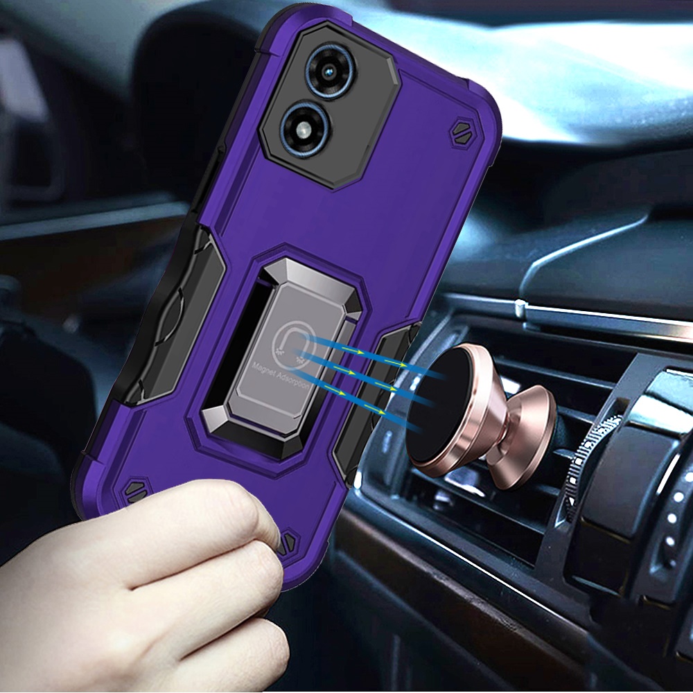 For Motorola Moto G Stylus 5G 2024 Hybrid Magnetic Ring Holder Stand Case Cover - Picture 28 of 67