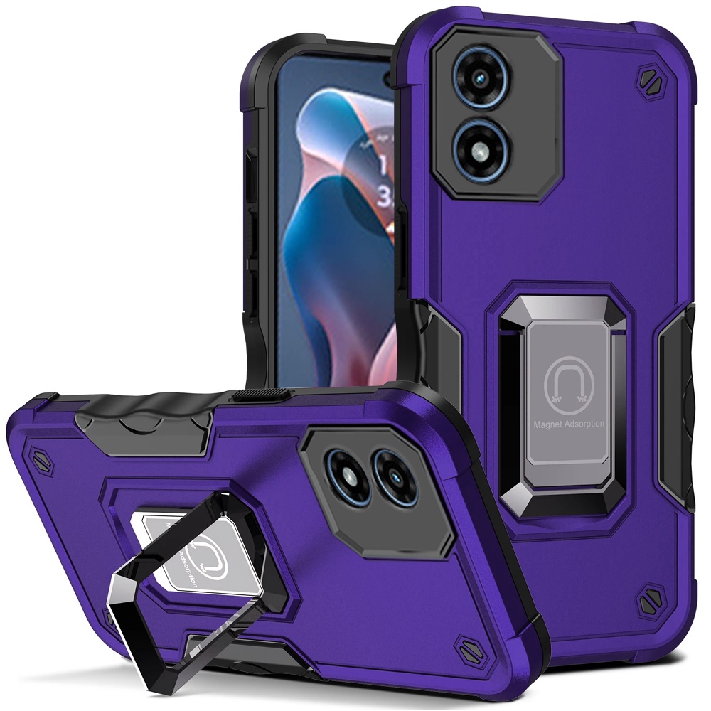 For Motorola Moto G Stylus 5G 2024 Hybrid Magnetic Ring Holder Stand Case Cover - Picture 27 of 67