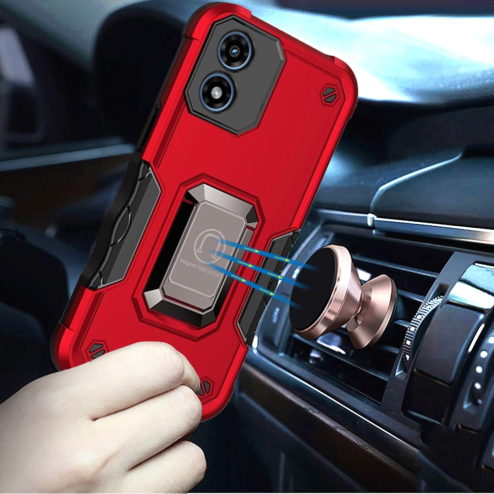 For Motorola Moto G Stylus 5G 2024 Hybrid Magnetic Ring Holder Stand Case Cover - Picture 35 of 67