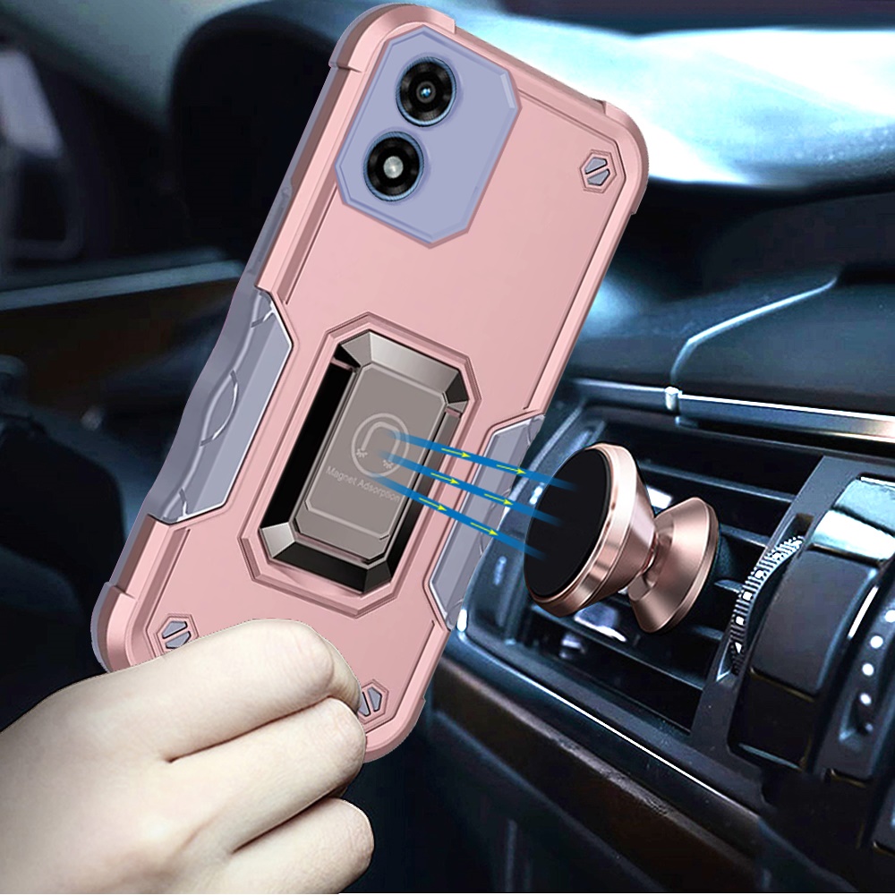 For Motorola Moto G Stylus 5G 2024 Hybrid Magnetic Ring Holder Stand Case Cover - Picture 42 of 67