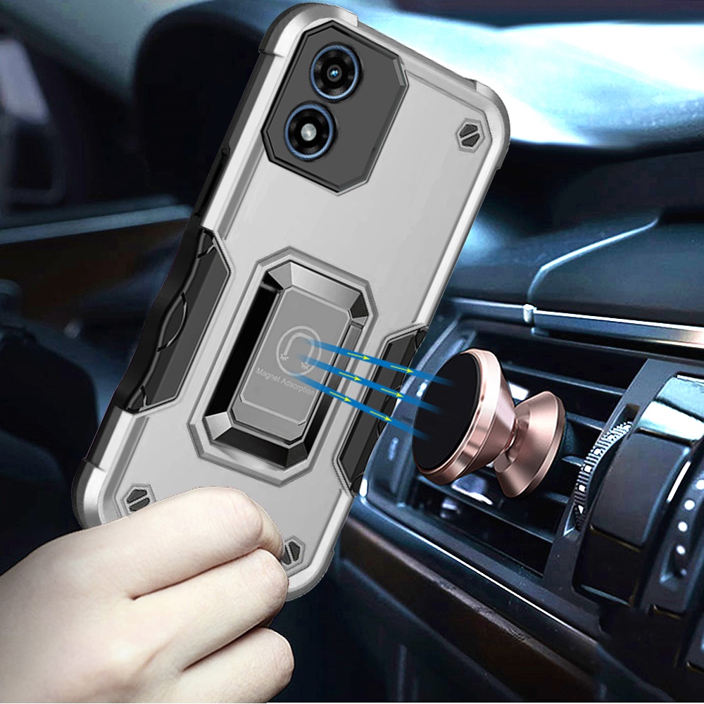 For Motorola Moto G Stylus 5G 2024 Hybrid Magnetic Ring Holder Stand Case Cover - Picture 49 of 67