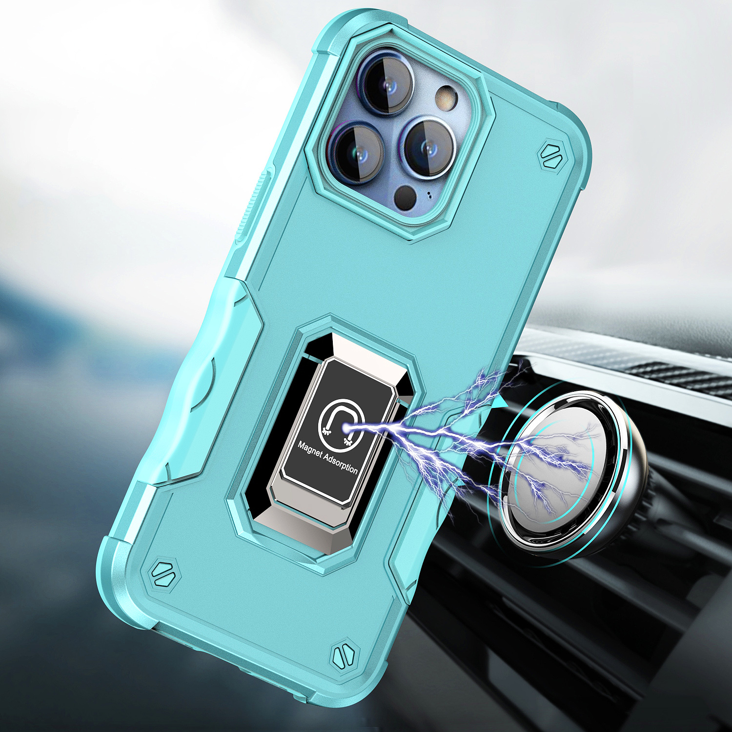 For Motorola Moto G Stylus 5G 2024 Hybrid Magnetic Ring Holder Stand Case Cover - Picture 66 of 67