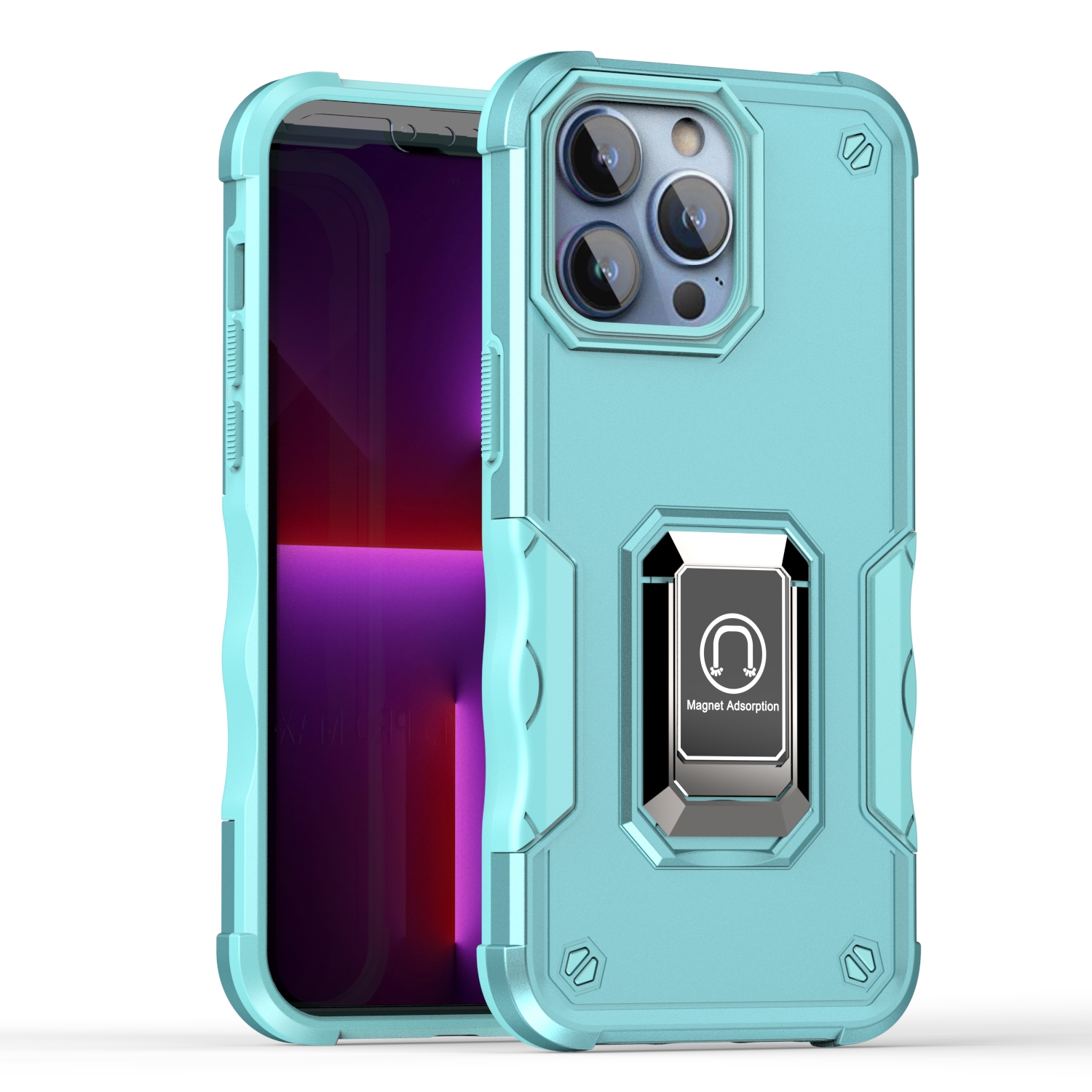 For Motorola Moto G Stylus 5G 2024 Hybrid Magnetic Ring Holder Stand Case Cover - Picture 64 of 67