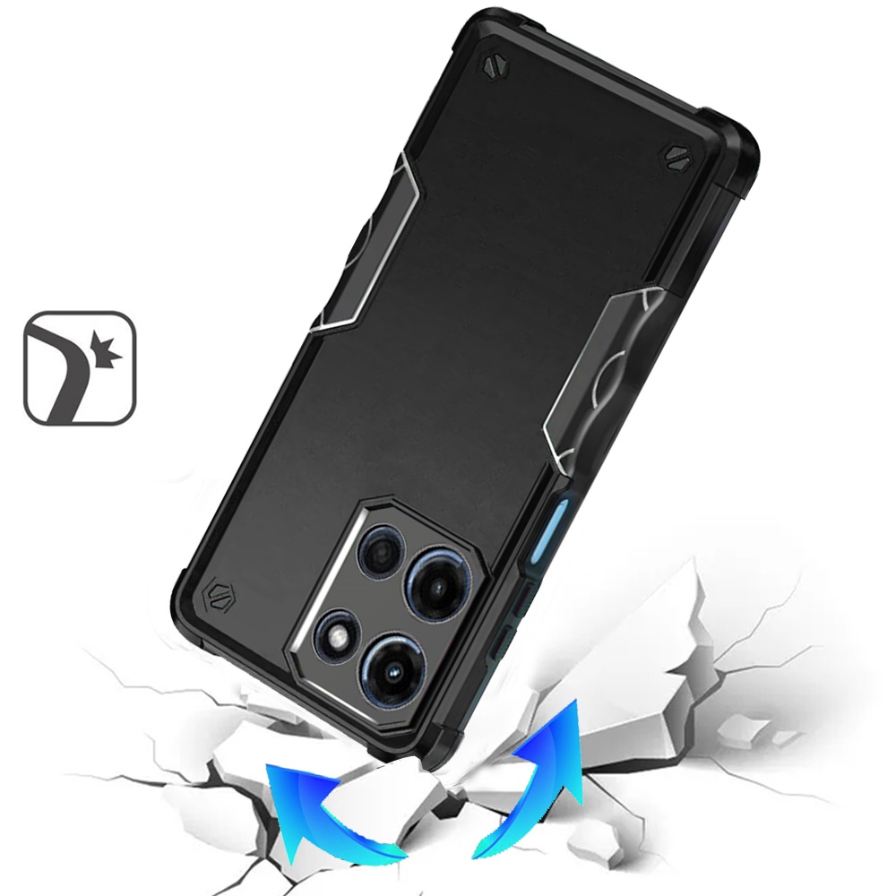 Für Motorola Moto G 5G 2025 stoßfeste robuste Hybrid-Dual-Layer-TPU-Hülle - Bild 13 von 60