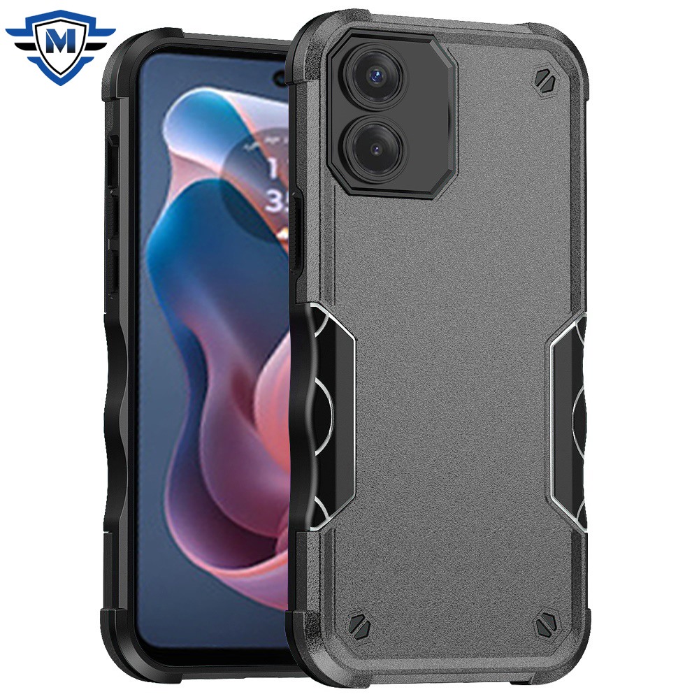 Für Motorola Moto G 5G 2025 stoßfeste robuste Hybrid-Dual-Layer-TPU-Hülle - Bild 59 von 60