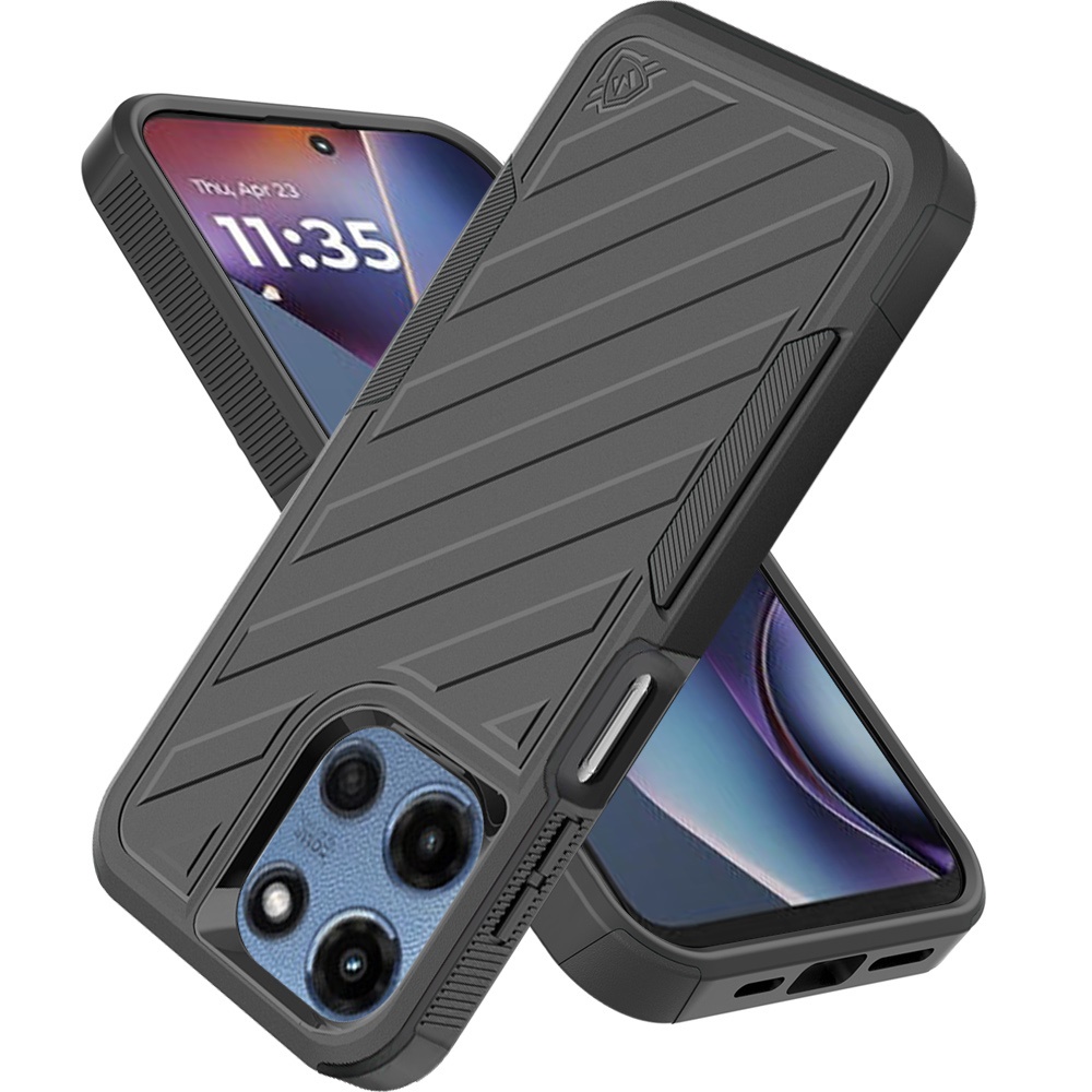 Für Motorola Moto G 5G 2025 Hybrid Stoßfest Robust 2in1 Strukturiert Etui Abdeckung - Bild 13 von 80