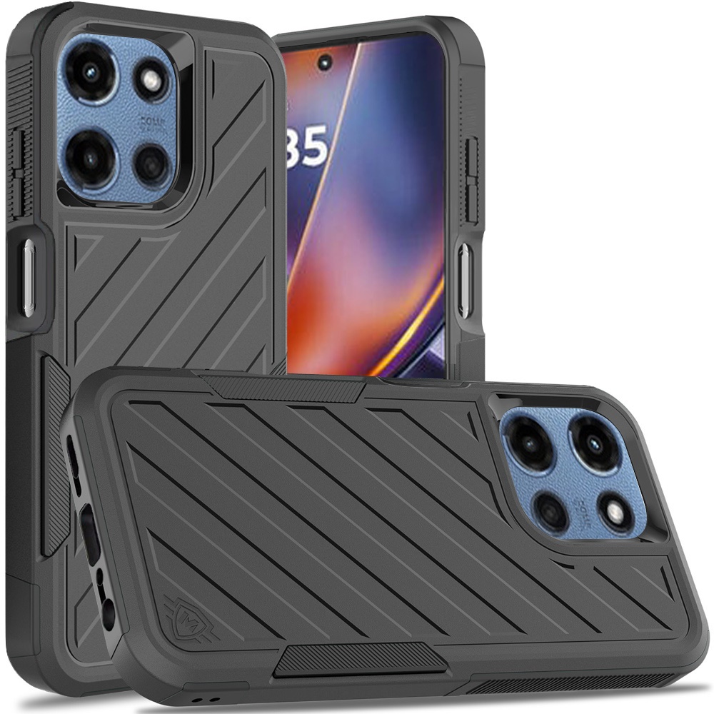 Für Motorola Moto G 5G 2025 Hybrid Stoßfest Robust 2in1 Strukturiert Etui Abdeckung - Bild 14 von 80