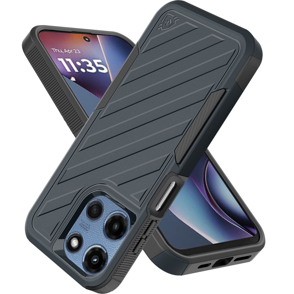 Für Motorola Moto G 5G 2025 Hybrid Stoßfest Robust 2in1 Strukturiert Etui Abdeckung - Bild 23 von 80
