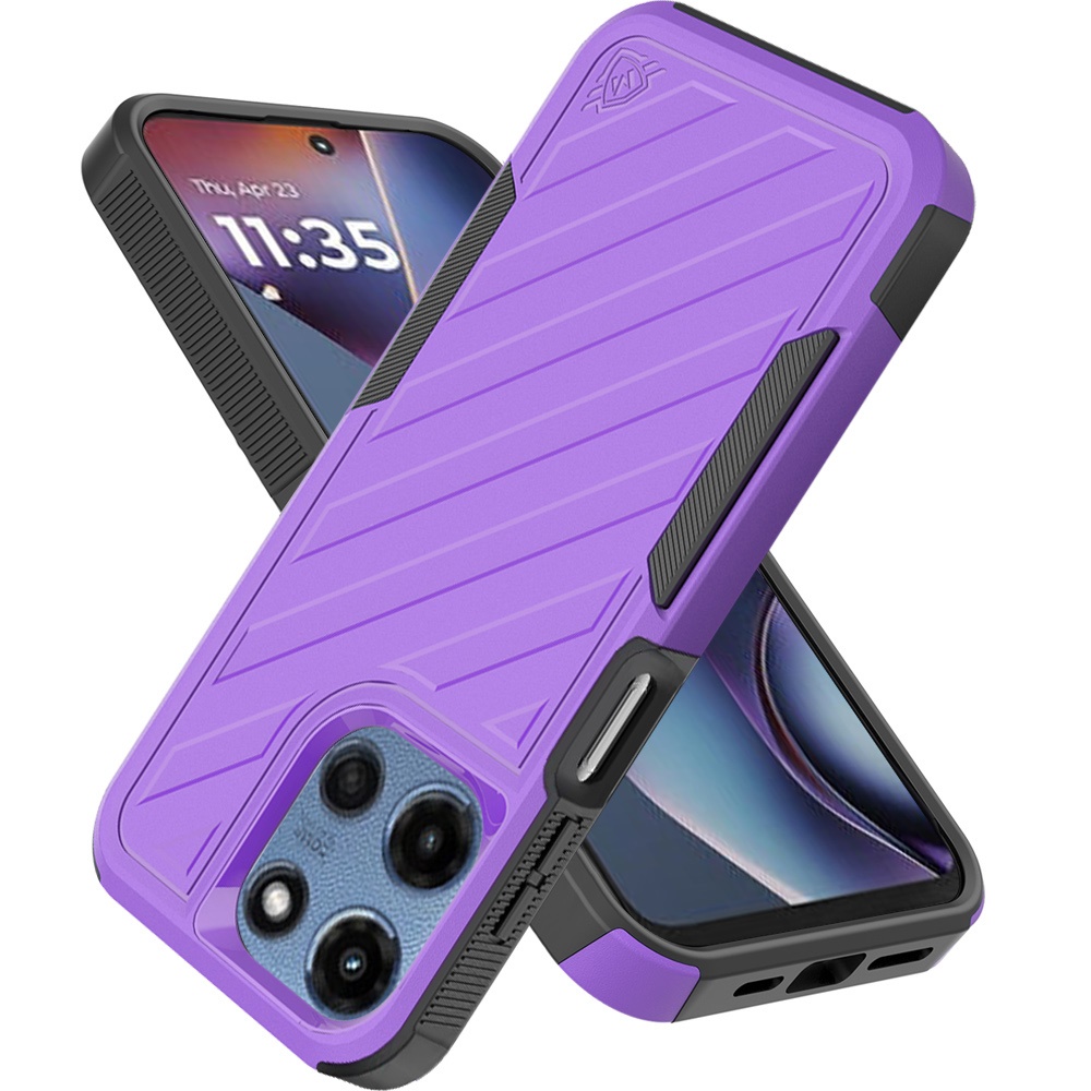 Für Motorola Moto G 5G 2025 Hybrid Stoßfest Robust 2in1 Strukturiert Etui Abdeckung - Bild 69 von 80