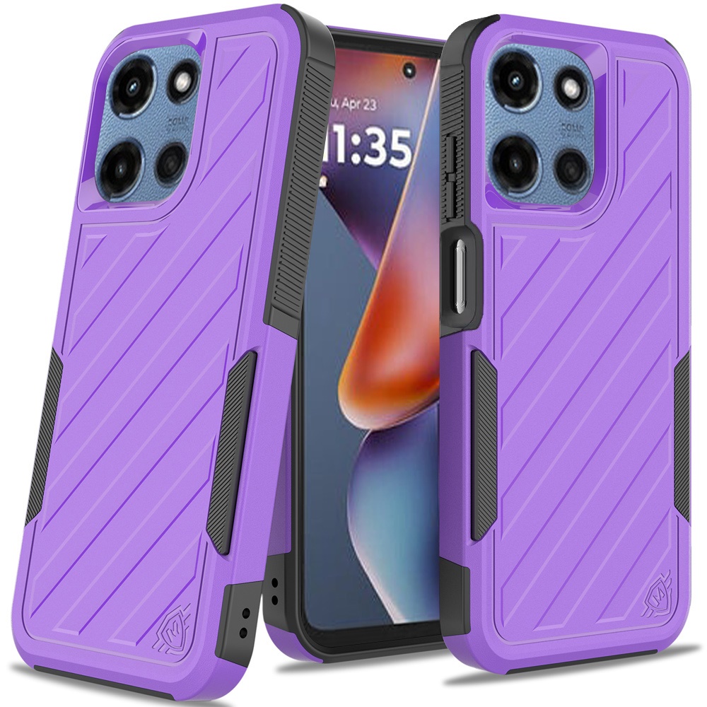 Für Motorola Moto G 5G 2025 Hybrid Stoßfest Robust 2in1 Strukturiert Etui Abdeckung - Bild 71 von 80
