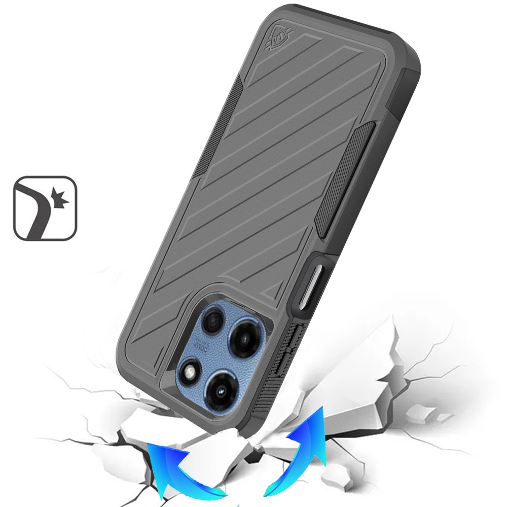 Für Motorola Moto G 5G 2025 Hybrid Stoßfest Robust 2in1 Strukturiert Etui Abdeckung - Bild 48 von 80