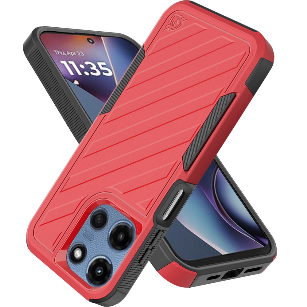 Für Motorola Moto G 5G 2025 Hybrid Stoßfest Robust 2in1 Strukturiert Etui Abdeckung - Bild 34 von 80