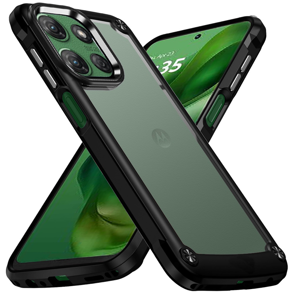 For Motorola Moto G Power 5G 2025 Hybrid Rubber Corner Bumper TPU PC Case Cover - Picture 12 of 46